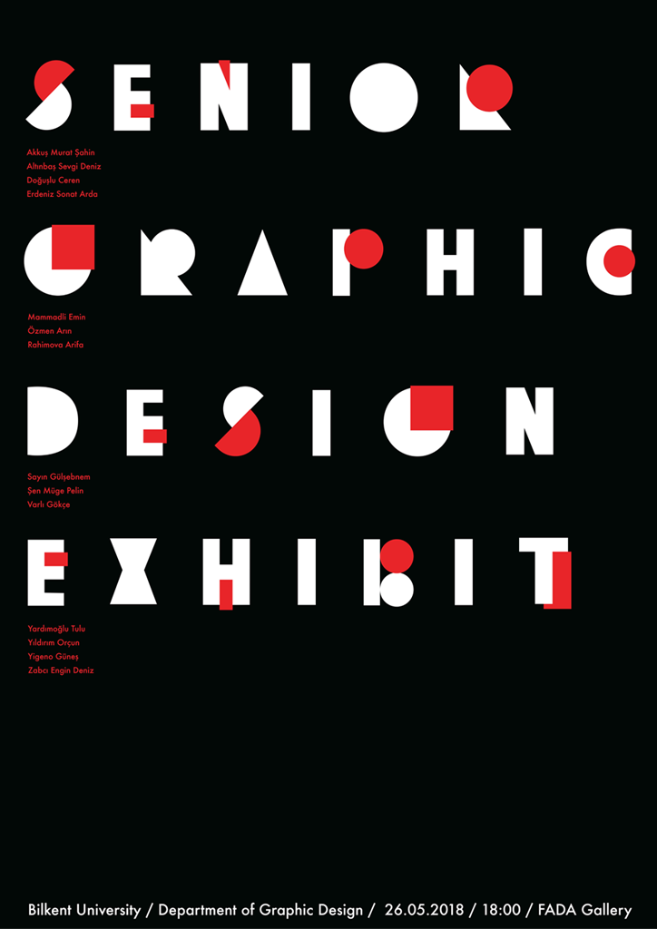 Senior Graphic Design Exhibition ’18